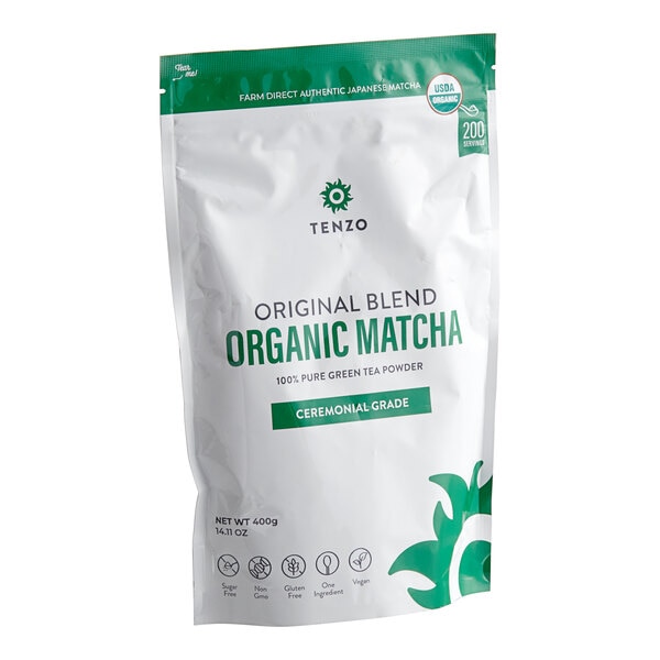 Organic Ceremonial Grade Matcha Green Tea Powder - 400g, Each By Tenzo