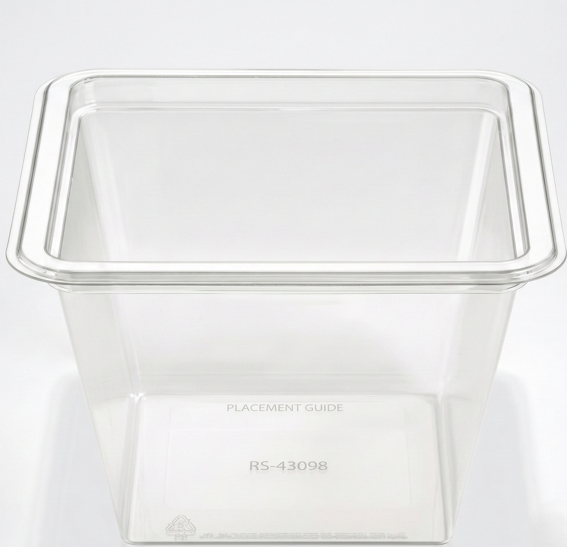 Clear Base Deli Container - 36 Oz, 300 Per Case By Placon Ecostar