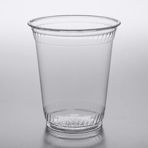 Clear Compostable Customizable Plastic Cold Cup - 12 oz 91.4 MM, 1000 ...
