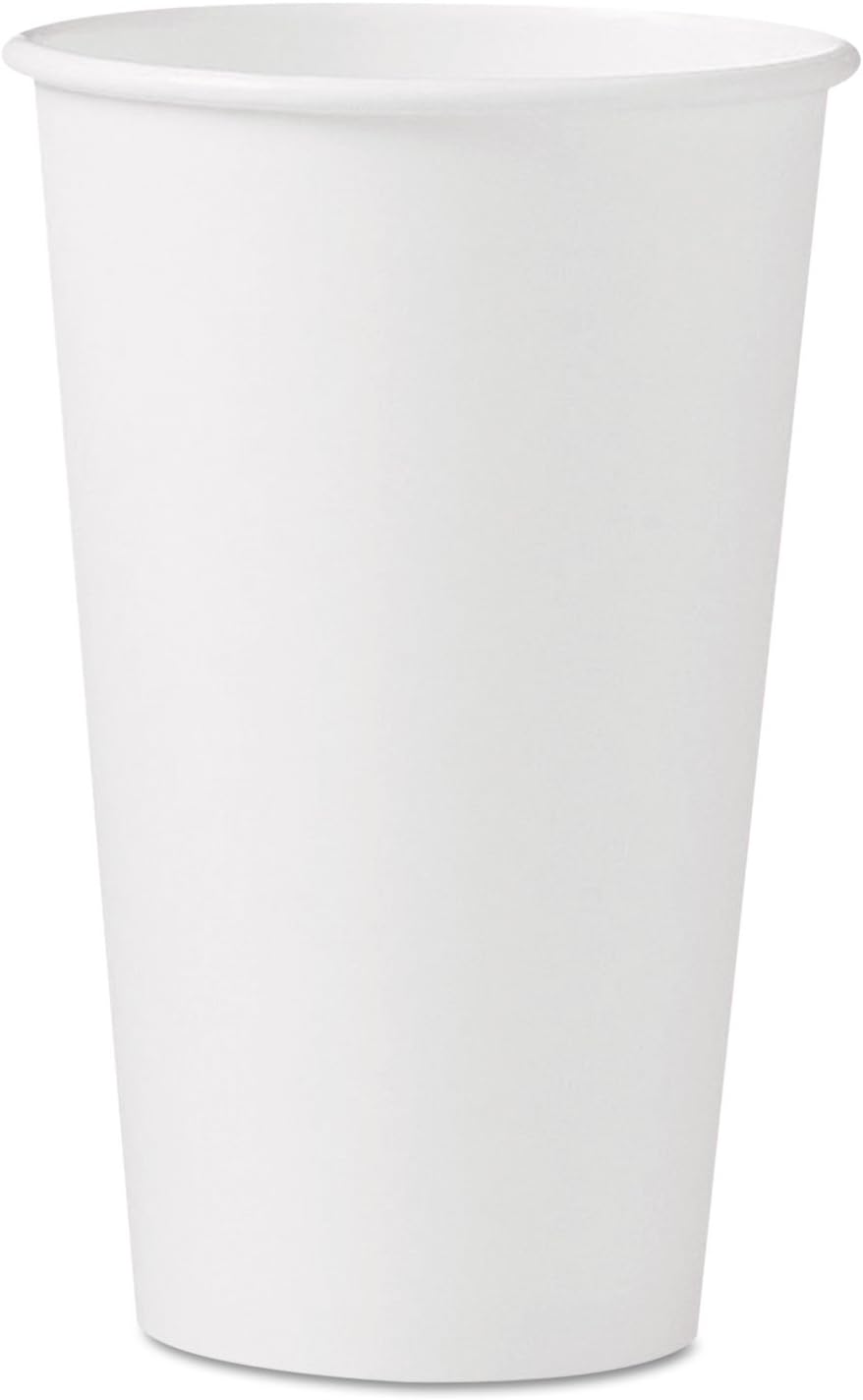 White Hot Cup - 16 OZ, 1000 Per Case By Yespac